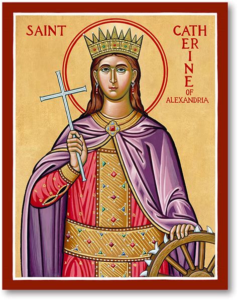 women saints st catherine  alexandria icon monastery icons