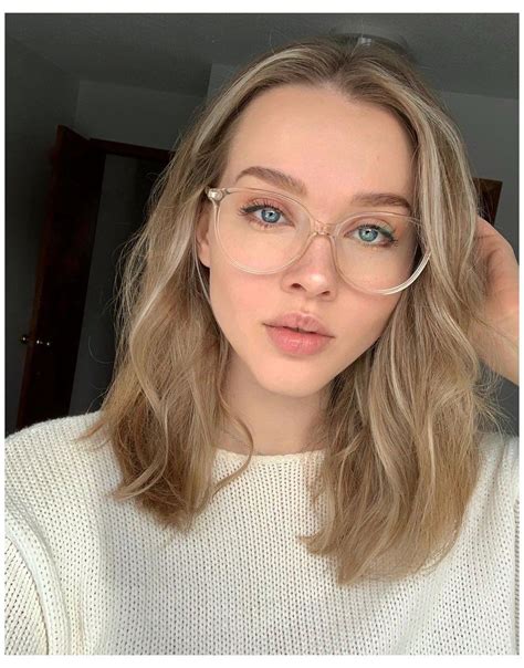 Imagine Blonde Glasses Elizabethbrovko Cool Glasses Frames