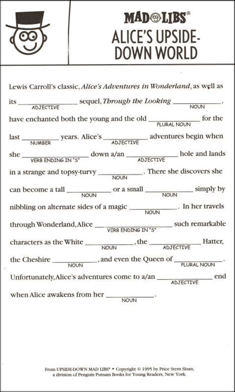 mad libs  dog ate  silly words mad libs road trip prep printable
