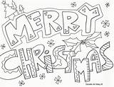 Merry Doodle Colorings Coloringhome sketch template