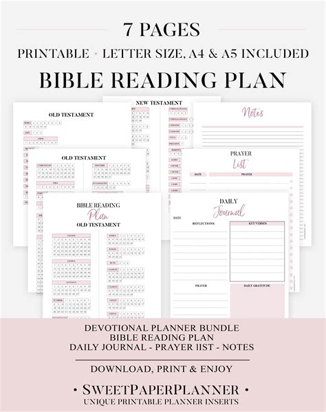 bible reading plans printable