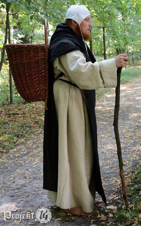 barefoot pilgrim medieval clothing medieval peasant medieval costume
