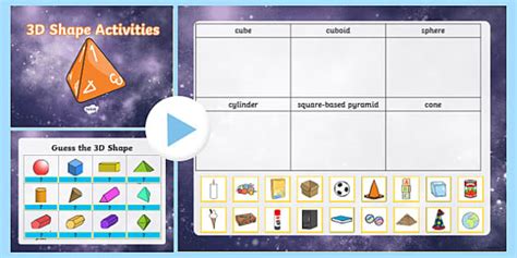 shapes powerpoint activity pack teacher  twinkl