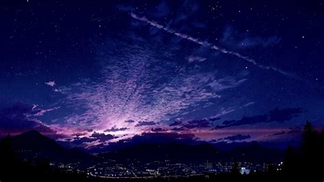 sunrise city sky scenery anime 4k 128 wallpaper