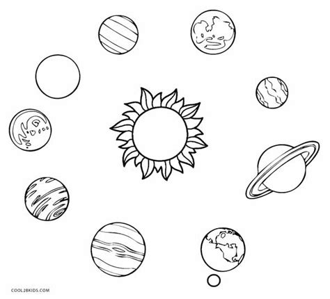 solar system coloring pages nasa