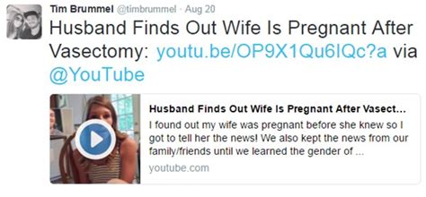 vasectomy not foolproof man surprises wife with pregnancy