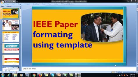 ieee paper formating  template english version youtube