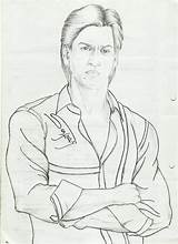 Shahrukh Coloring Drawing Ahmed Drawings 77kb 900px sketch template