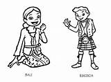 Bali Coloring Costumes Pages Portugal Scotland Flag 786px 65kb 1048 Getcolorings Ausmalbilder Malvorlagen sketch template