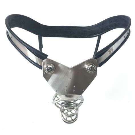 Emcc Summer Type Stainless Steel Chastity Belt Men Panty Cock Cage Male