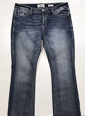 womens daytrip mila bootcut stretch blue jeans  ebay