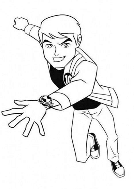 easy  print ben  coloring pages tulamama