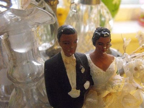 vintage african american wedding cake topper this sweet couple looks