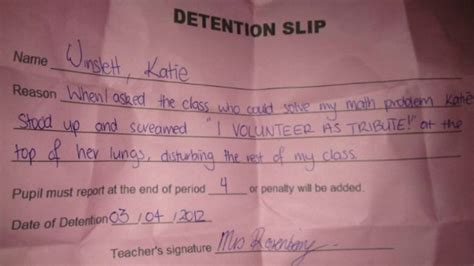 12 funniest detention slips ever