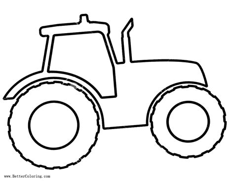 art  tractor coloring pages  printable coloring pages