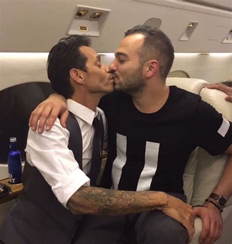 [photos] marc anthony kissing guys — kisses his friends