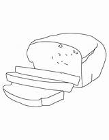Bread Coloring Kids Pages Grain Toast Whole Templates Template sketch template