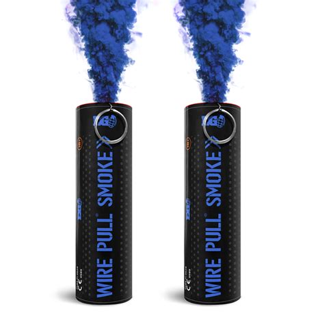 Gender Reveal 2 X Blue Smoke Grenade Pack Eg Grenade Co