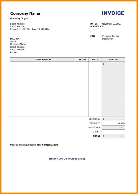blank invoice uk invoice template ideas blank invoice template  uk template  resume