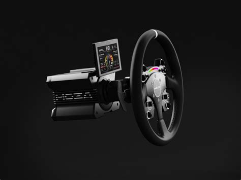 steering moza  wheel base wheel rim  digital dash  rig