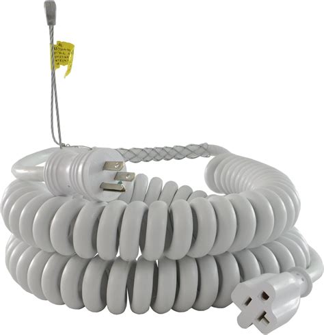 amazoncom conntek rl  gb upto  feet heavy duty  coiled spring extension cord