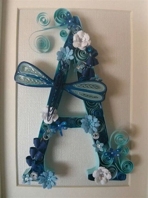 pin  ananya pandey  quilling quilling letters quilled letters
