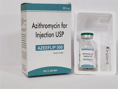 azithromycin  mg injection  ml prescription rs  unit id