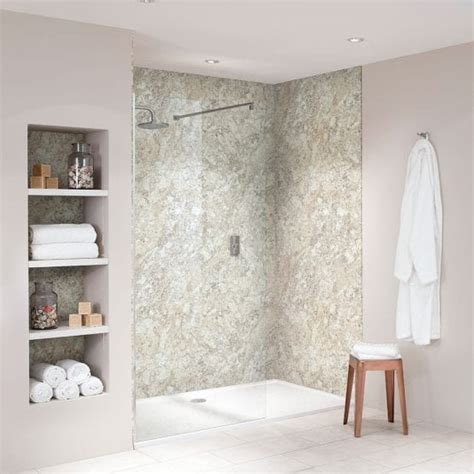 nuance classic platinum travertine shower wall boards room ho