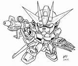 Gundam Coloring Pages Sd Wing Chibi Strike Lineart Printable Aile Sheets Version Tattoo Kids Hobbies Crafts Sketch Colouring Book Color sketch template
