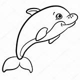 Animales Marinos Animais Selvagens Delfin Porpoise Salvajes Imagens Zeedieren Animals Dolfijn Schattige Pequeno Golfinho Delfín Dolphin Marinhos sketch template
