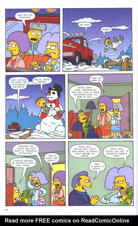 Read Online The Simpsons Winter Wingding Comic Issue 4