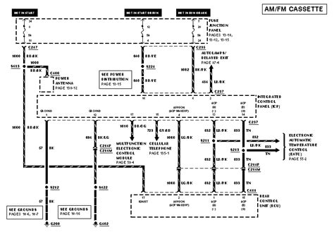 ford taurus radio wiring diagram  wiring collection