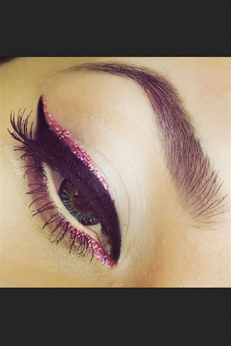 Pink And Black Eye Makeup Beauty Nails Makeup Nails Beauty Makeup Hair