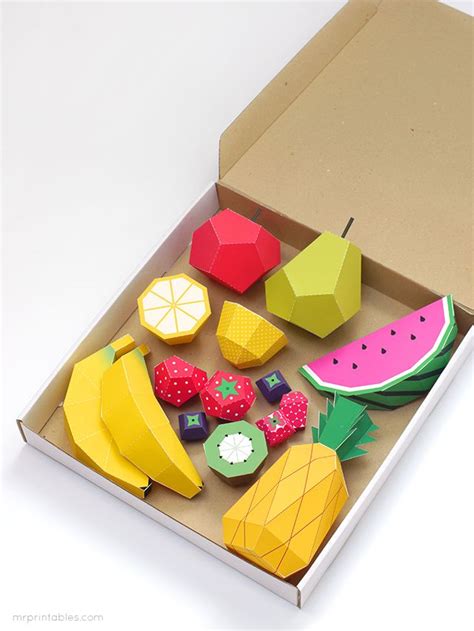 paper fruits   printables   adorable print  cut