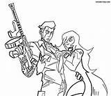 Midas Fortnite Coloring Pages Print Wonder Rex Shadow Rifle Assault Jules sketch template