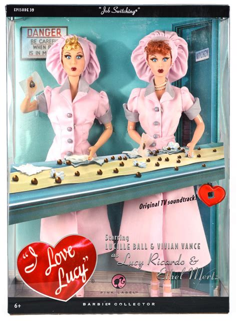 I Love Lucy Mattel Dolls Celebrity Barbie Dolls Barbie
