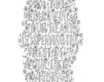 serenity prayer quote coloring page instant   etsy