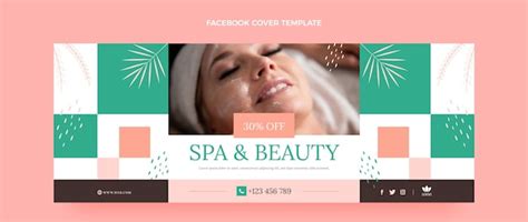 vector flat design spa  beauty facebook cover