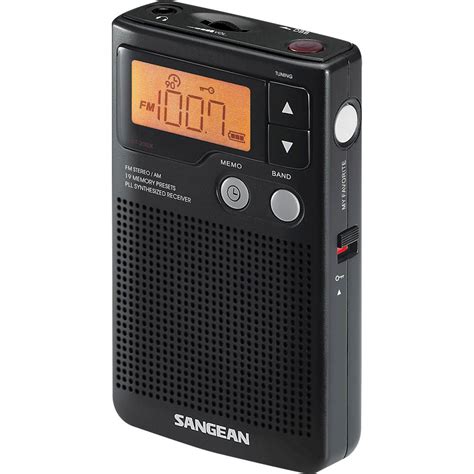 buy sangean amfm pocket radio black dt