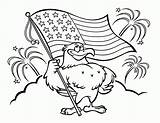 Coloring Pages Printable Kids Independence American Flag Funny Color Eagle African Printables Wuppsy Craft Getcolorings Popular America sketch template
