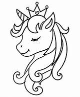 Unicorno sketch template