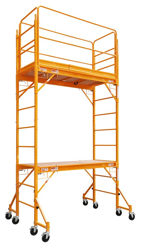 ft scaffold  story rolling  lb capacity painting drywall scaffolding hd ebay