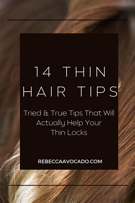 thin hair tips for women struggling with thinning hair rebecca