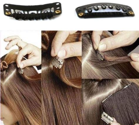 long curly synthetic clip hair extensions clip  hair extensions