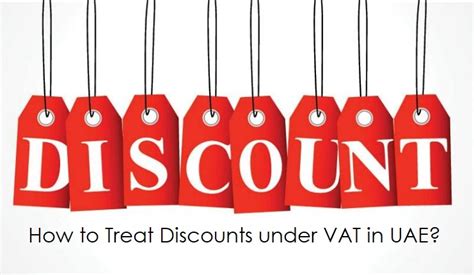 treat discounts  vat  uae vat  discounted invoice