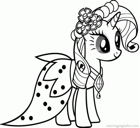 pony friendship  magic coloring page  print
