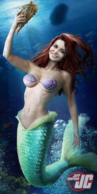 tech media tainment sexy little mermaid ariel artwork