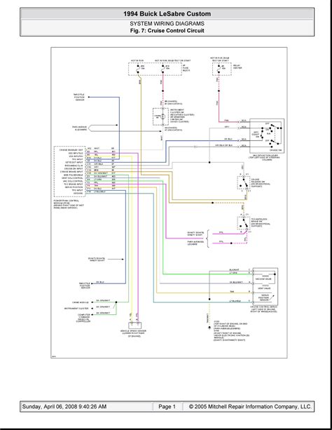 buick lesabre custom system wiring diagrams cruise control circuit schematic wiring