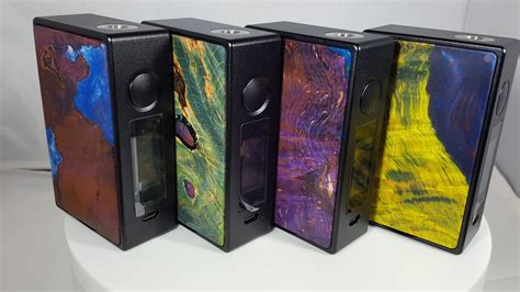 asmodus uk high  stabilized wood box mod  squonkers