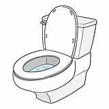 Inodoro Chasse Tirer Toilette Pictogramme Toilettes Vecteurs Sauvegarder sketch template